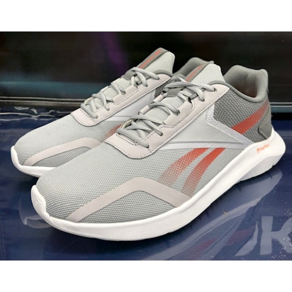 Reebok EnergyLux 2.0 FuelFoam Grey Orange Mens running sneakers size 12
